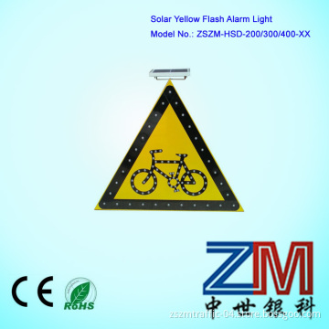 Aluminum LED Solar Traffic Safety Warning Sign/ Safety Warning Signs/ Road Signal Sign